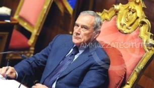 Il Presidente del Senato Pietro Grasso